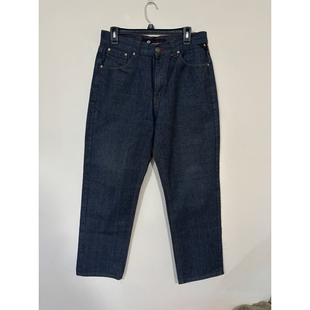 VTG Enyce Y2K Mens Blue Baggy Wide Leg Jeans Size 34x32 Sean Combs